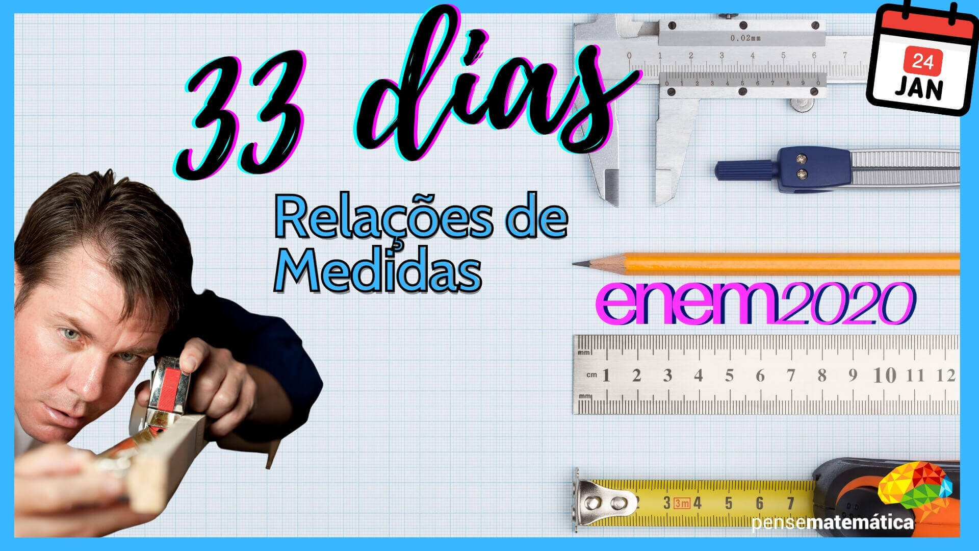 📐 33 dias para Enem 2020 – Relações de Medidas 📏