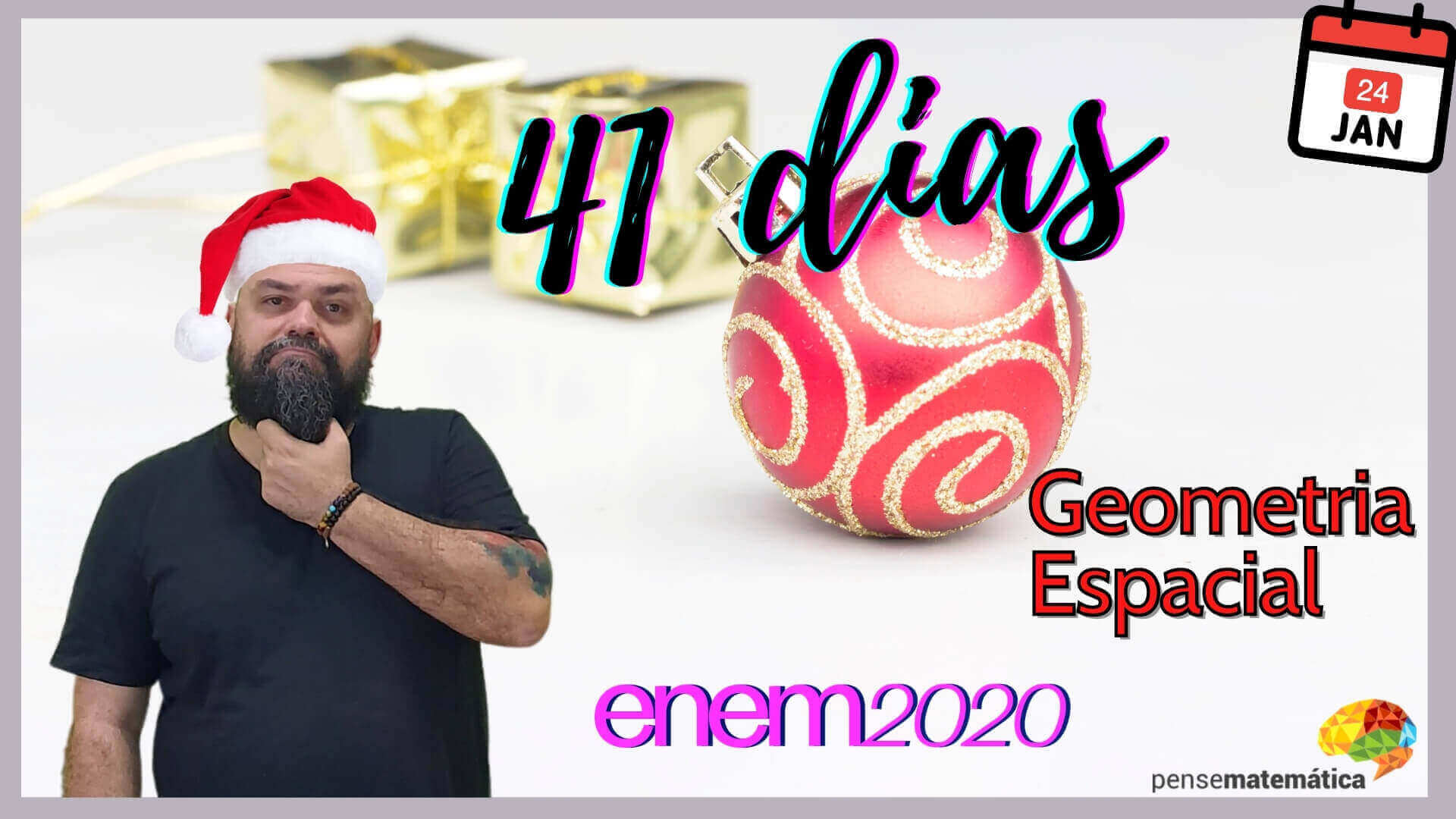 🎁41 dias para Enem 2020 – Geometria Espacial🎁