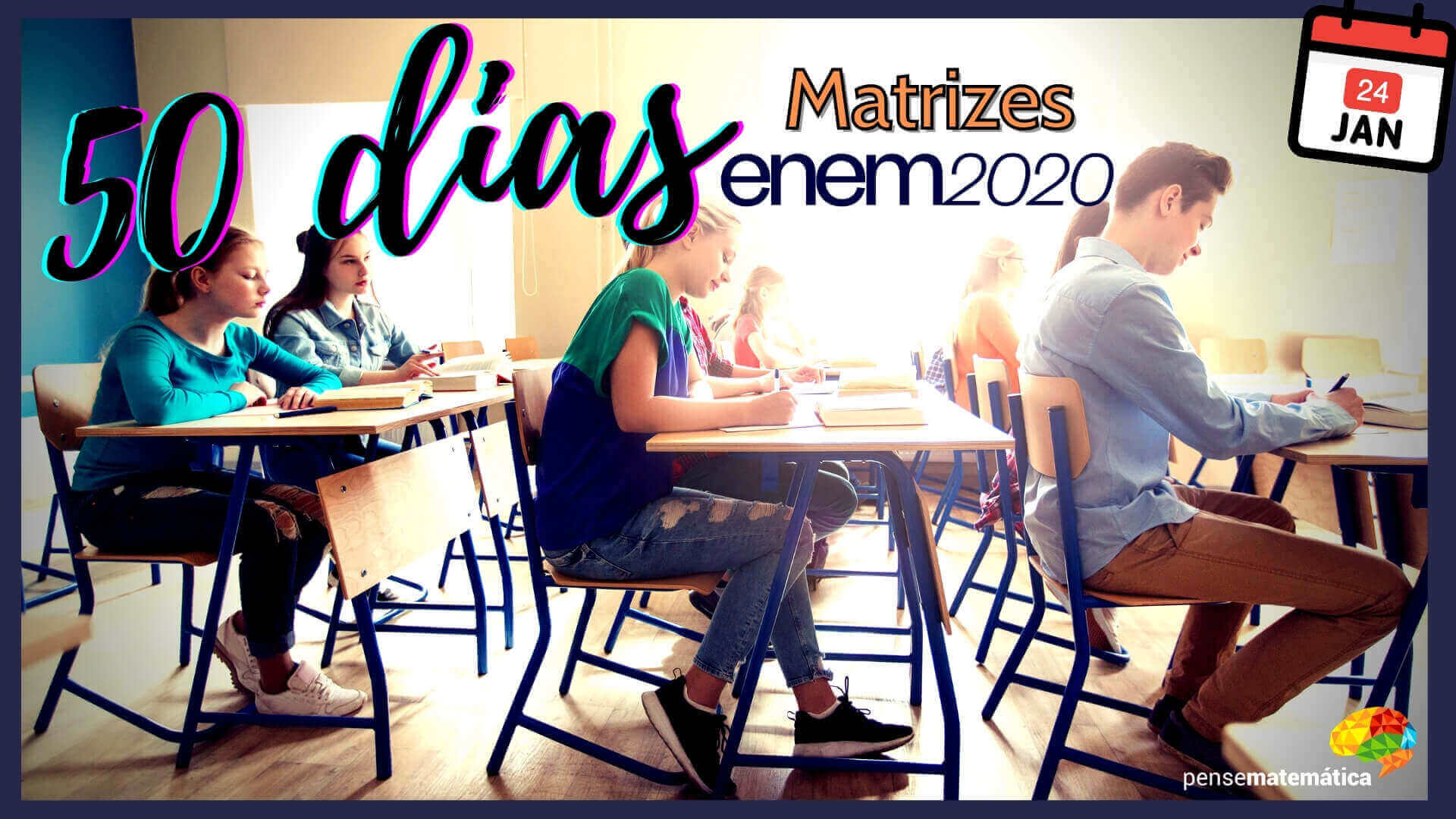 🏫50 dias para Enem 2020 – Matrizes🏫