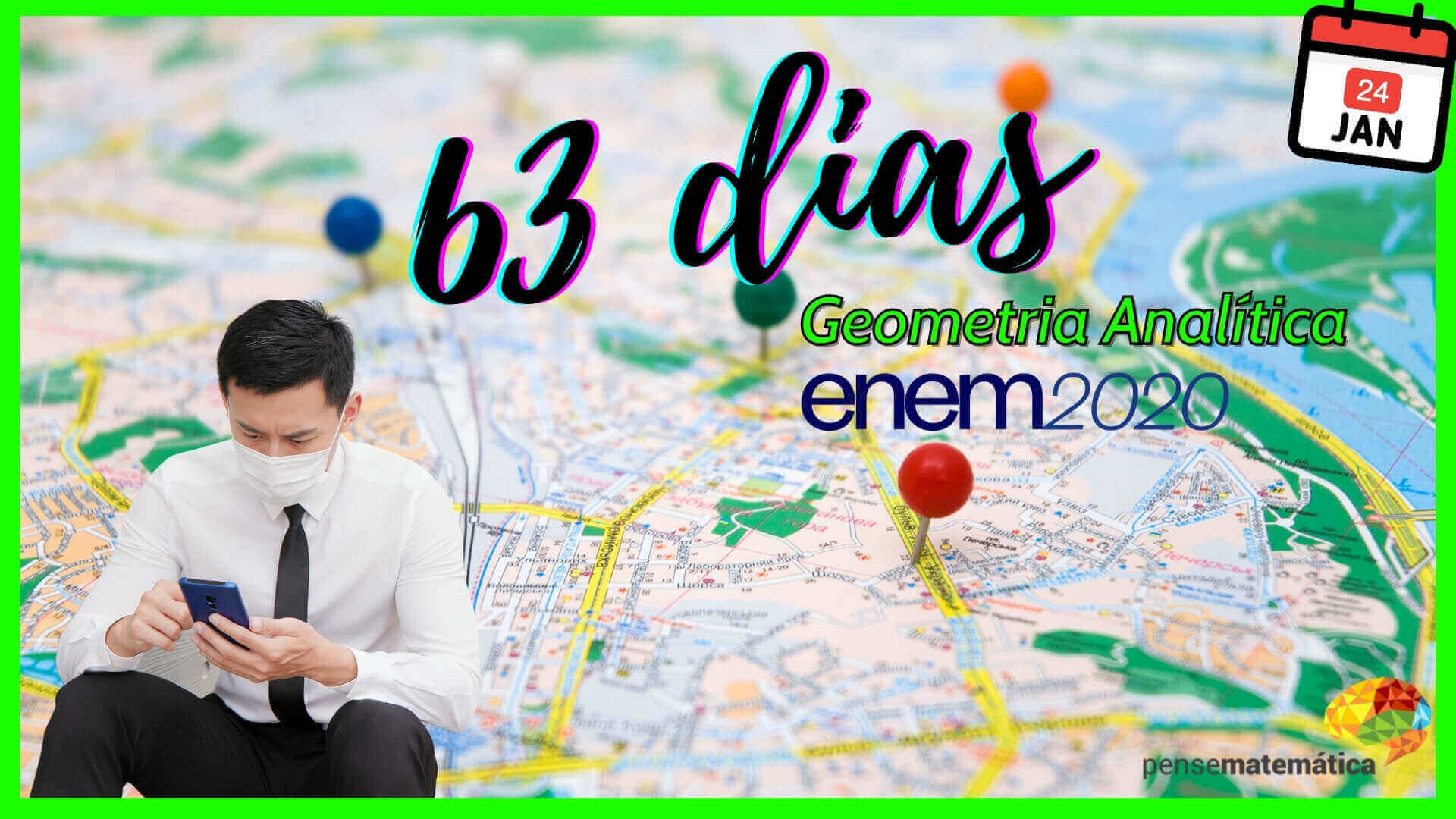 🗺63 dias para Enem 2020 – Geometria Analítica📌