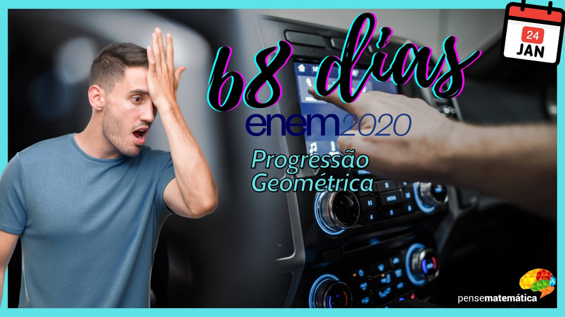 📻68 dias para Enem 2020 – Progressão Geométrica🚗