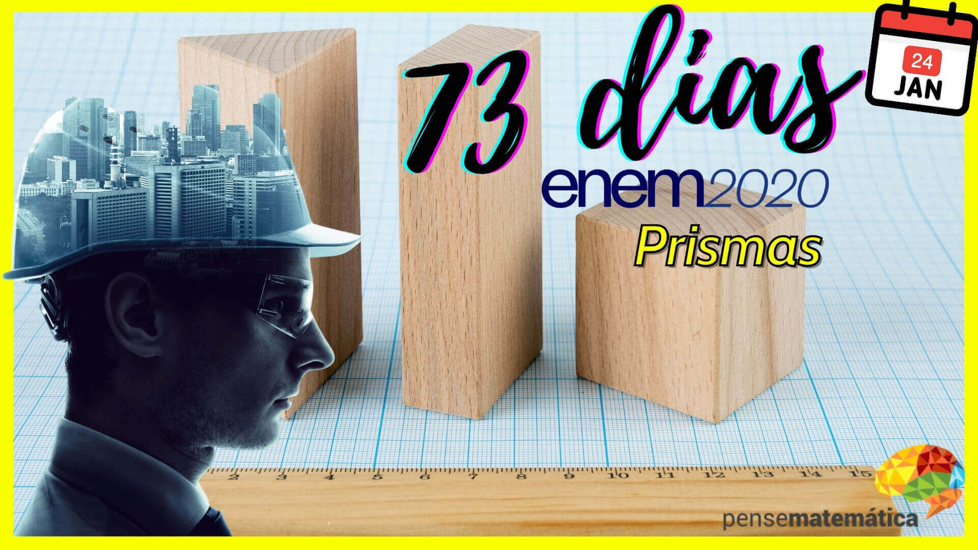 🏢73 dias para Enem 2020 – Prismas🏨