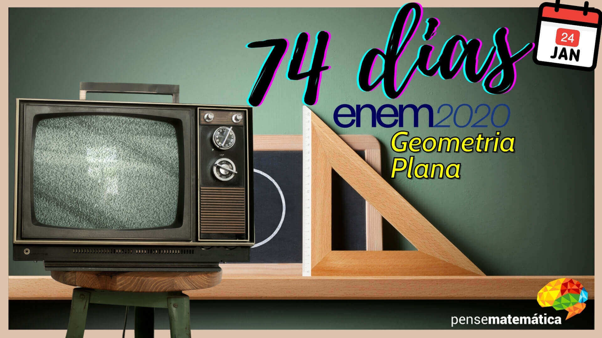 📺74 dias para Enem 2020 – Geometria Plana📺