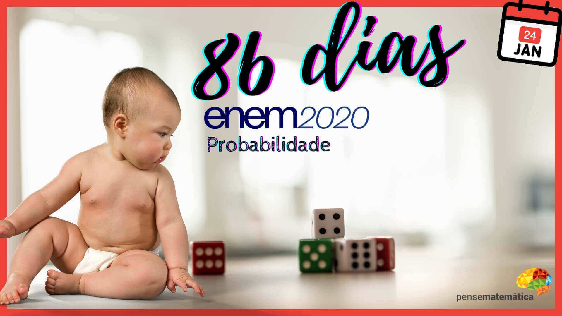 🎲 86 dias para Enem 2020 – Probabilidade 🃏