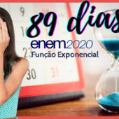 🦠 89 dias Enem 2020 – Função Exponencial 🧪