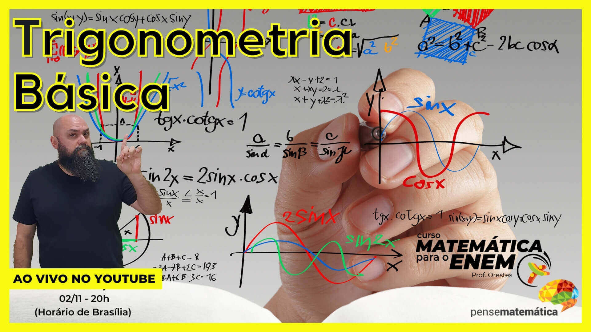 Curso Enem Matemática – Trigonometria Básica – Aula 17/28